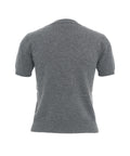 T-shirt in maglia #grigio