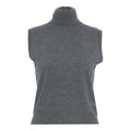 Gilet dolcevita in maglia #grigio