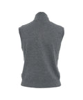 Gilet dolcevita in maglia #grigio