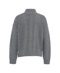 Maglione in maglia con strass #grigio