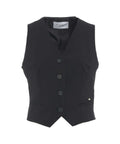 Gilet monopetto #nero