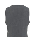 Gilet monopetto #grigio