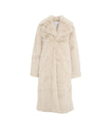 Cappotto in pelliccia ecologica #beige