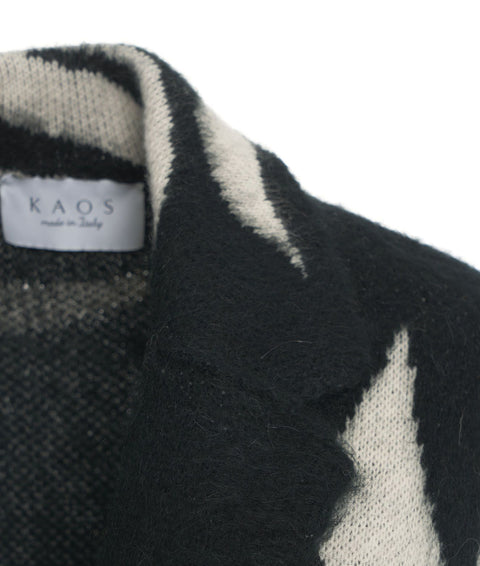 Cardigan in maglia #nero