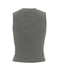 Gilet in maglia #grigio