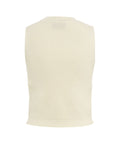 Gilet in maglia #bianco