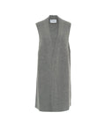 Maxi cardigan in maglia #grigio