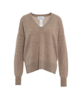 Pullover in maglia #marrone