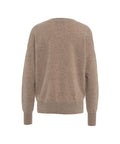 Pullover in maglia #marrone