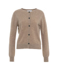 Set: Cardigan e t-shirt in lana #marrone