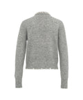 Cardigan con perle #grigio