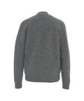 Cardigan in maglia con strass #grigio