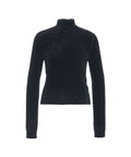 Pullover in maglia pelosa #nero