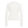 Pullover in maglia pelosa #bianco