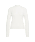 Pullover in maglia pelosa #bianco