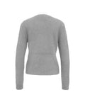 Pullover in maglia pelosa #grigio