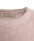 Pullover in maglia pelosa #rosa