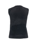 Gilet in maglia pelosa #nero