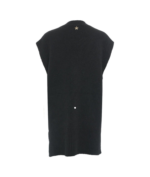 Gilet in maglia #nero