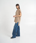 Gilet in maglia #beige