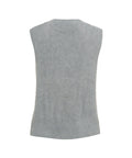 Gilet in maglia pelosa #grigio