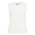 Gilet in maglia pelosa #bianco