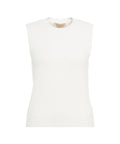 Gilet in maglia pelosa #bianco