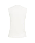 Gilet in maglia pelosa #bianco