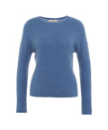 Pullover in maglia #blu