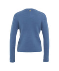 Pullover in maglia #blu