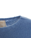 Pullover in maglia #blu