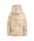 Piumino trapuntato con motivo paisley 'Bandana' #beige