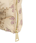 Piumino trapuntato con motivo paisley 'Bandana' #beige