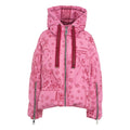 Piumino trapuntato con motivo paisley 'Bandana' #pink