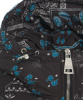 Piumino trapuntato con motivo paisley 'Bandana' #nero