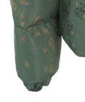 Piumino trapuntato con motivo paisley 'Bandana' #verde