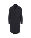 Cappotto in lana vergine pressata #blu