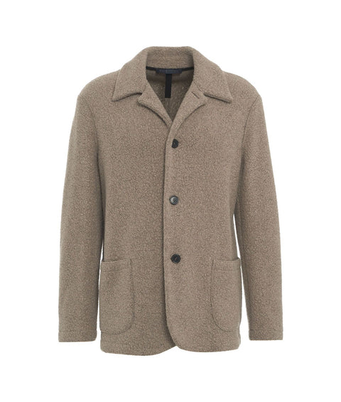 Cappotto ecologico bouclè #beige