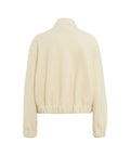 Bomber in lana pressata #bianco