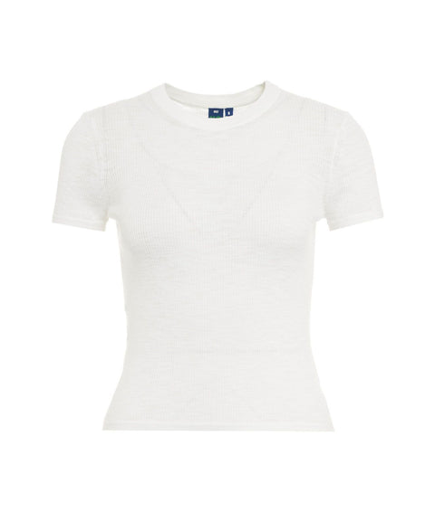 T-shirt in cotone #bianco