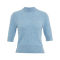 T-shirt a maglia in cashmere 'Lauren' #blu