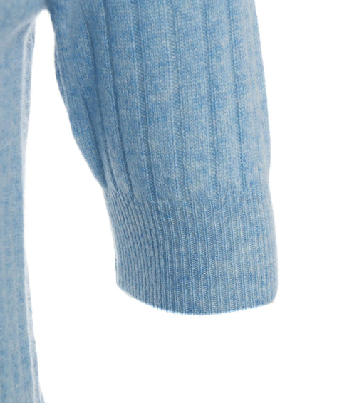 T-shirt a maglia in cashmere 'Lauren' #blu