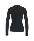 Long Sleeve Shirt in Baumwolle #nero