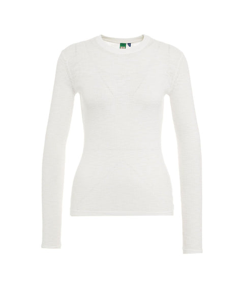 Long Sleeve Shirt in Baumwolle #bianco