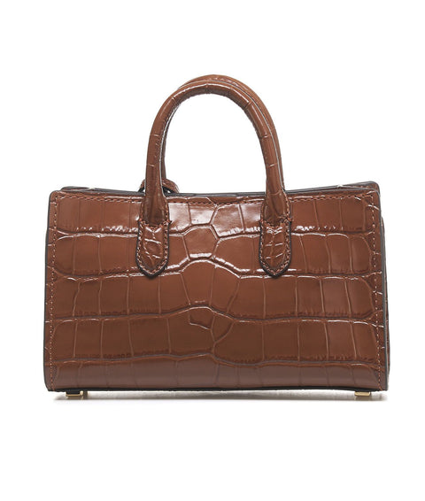 Borsa a tracolla in crocco 'Scarlett Extra Small' #marrone