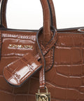 Borsa a tracolla in crocco 'Scarlett Extra Small' #marrone