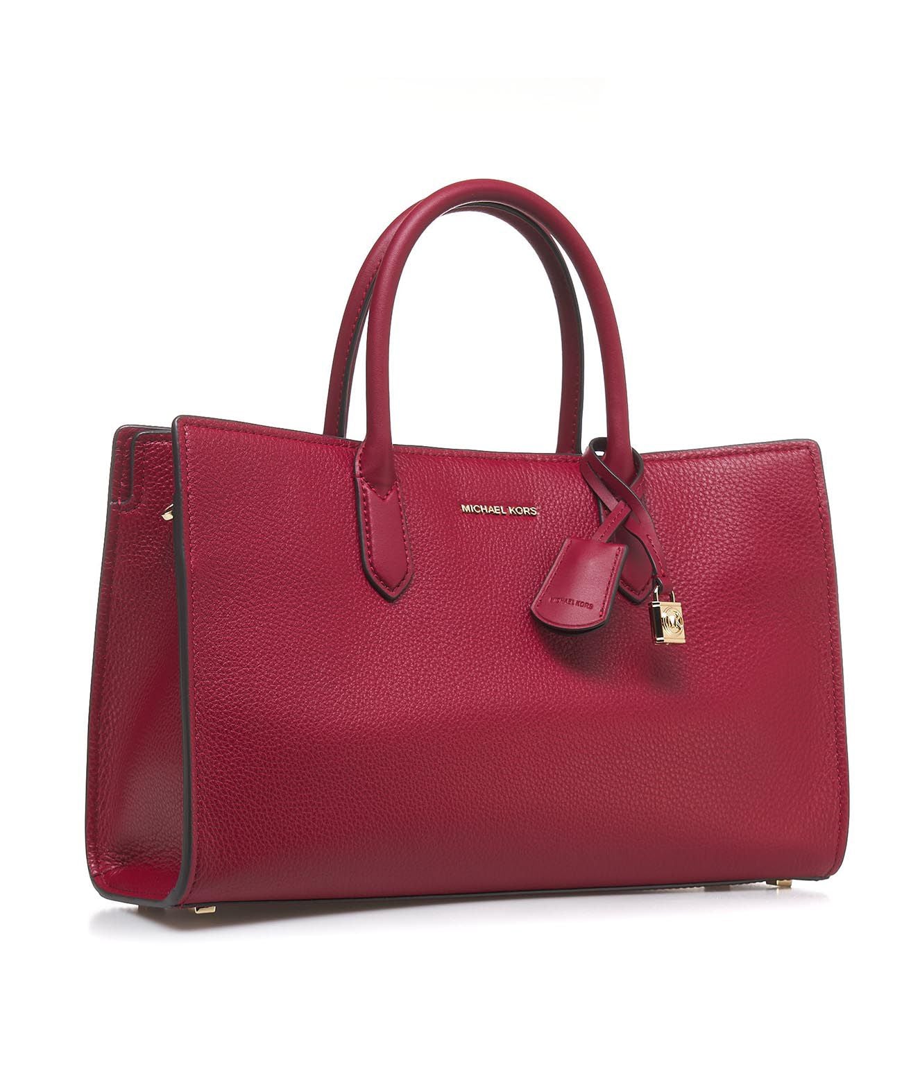 Michael 2024 Kors tote- burgundy red