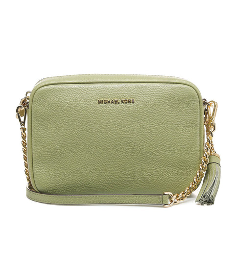 Mini borsa  'Jet Set'  con logo #verde