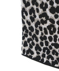 Abito jacquard con motivo animalier #nero