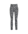 Leggings leopardati stretch #nero